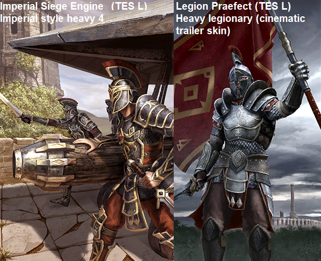 In the first cinematics trailers of ESO, we see imperial legionaries with t...